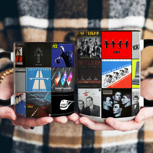 Kraftwerk Accent Mug Electronic Music Pioneer Album Art Collection