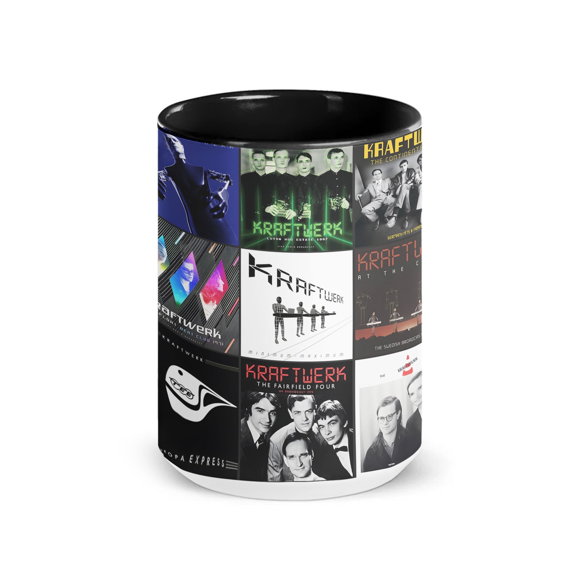 Kraftwerk Accent Mug Electronic Music Pioneer Album Art Collection