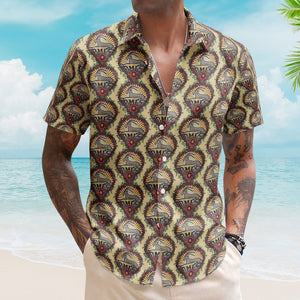 Billy Strings Goats Inspried Hawaiian Shirt – Billy Strings Goats Under the Stars All-Over Print Button-Up