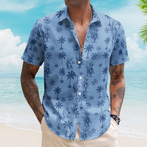 Grateful Dead Accent Hawaiian Shirt – Terrapin Turtles Aloha All-Over Print Button-Up