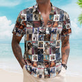 Bob Dylan Rock Music Icon Unisex Summer Button Up Hawaiian Shirt – Retro Music Album Art Inspired Unisex Shirt