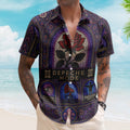 Depeche Mode Hawaiian Shirt - Unisex Retro Violator Rose Cathedral Window Button Up