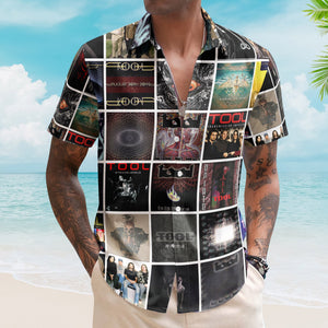 Tool Album Collage Hawaiian Shirt – Rock Band Fan Shirt