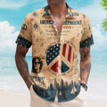 John Lennon Imagine Hawaiian Shirt - Unisex 250th American Independence Peace Sign Shirt