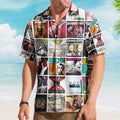Green Day Album Collage Hawaiian Shirt – Rock Band Fan Shirt