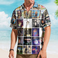 Elton John Album Collage Hawaiian Shirt – Rock Pop Music Fan Shirt