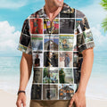 Johnny Cash Album Collage Hawaiian Shirt – Country Rock Music Fan Shirt