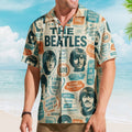 The Beatles Album Graphic All-over Print Hawaiian Shirt – Retro Music Album Art Inspired Shirt