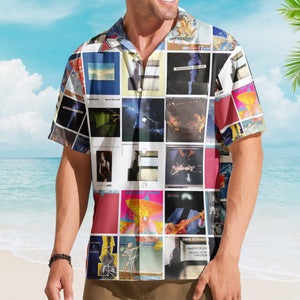 Dire Straits Album Collage Hawaiian Shirt – Rock Music Band Fan Shirt