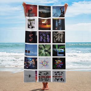Depeche Mode Beach Towel Album Cover Collage Electronic Rock Towel
