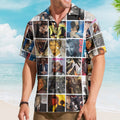 Rod Stewart Album Collage Hawaiian Shirt – Pop Rock Music Fan Shirt