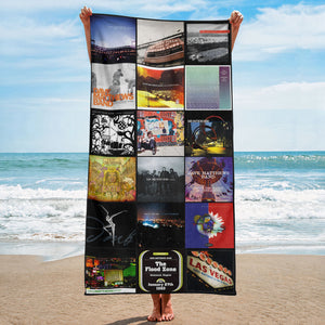 Dave Matthews Band Beach Towel Album Cover Collage Rock Towel