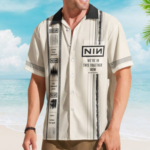 Nine Inch Nails Luxury Design Hawaiian Shirt – Alternative Rock Inspired Hawaiian Shirt