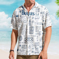 The Beatles Lyrics & Memories All-Over Print Hawaiian Shirt – Retro Music Album Art Inspired Unisex Shirt