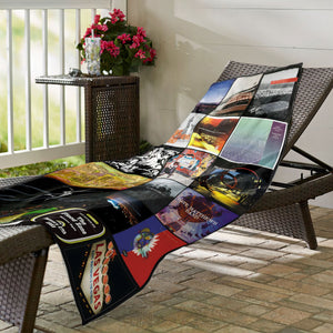Dave Matthews Band Beach Towel Album Cover Collage Rock Towel