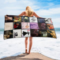 Stevie Nicks 1 Beach Towel Album Cover Collage Classic Rock Towel