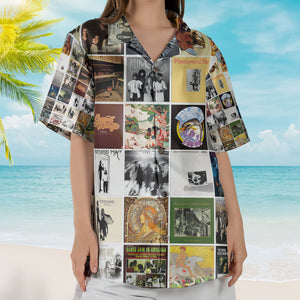 Fleetwood Mac Hawaiian Shirt – Vintage Album Collage Classic Rock Style