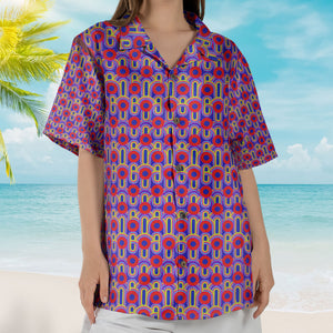 Phish Vegas Donuts Unisex Hawaiian Shirt – Retro Geometric Hawaiian Button-Up Shirt