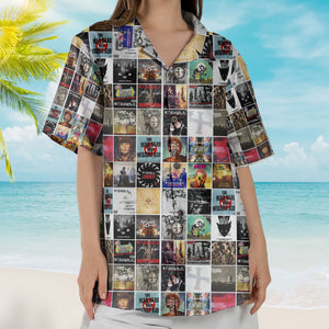 My Chemical Romance Album Cover Collage Hawaiian Shirt - Unisex Pop Punk Music Summer Button Up