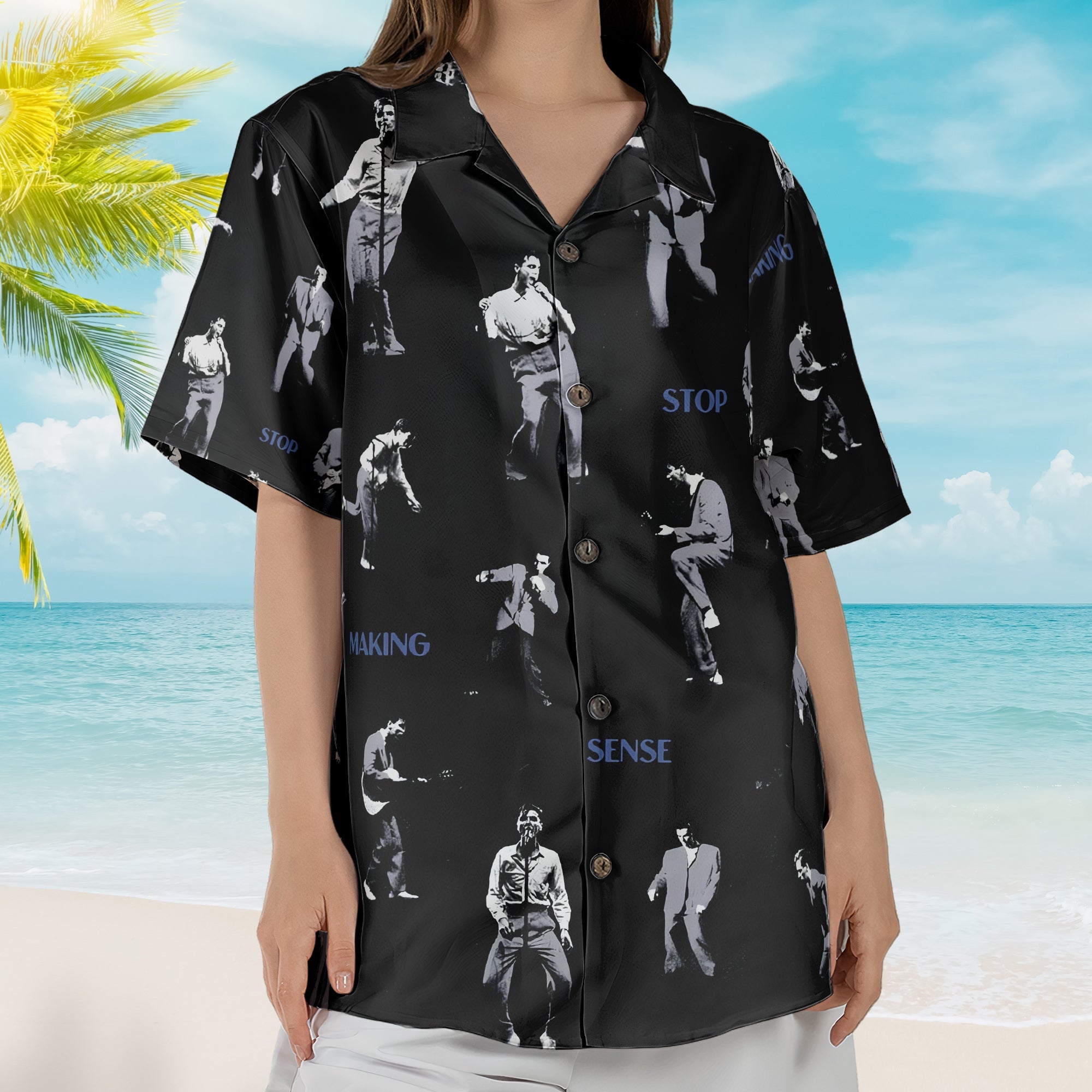Stop Making Sense Talking Heads David Byrne Hawaiian Shirt – Retro Music Inspired Aloha Shirt