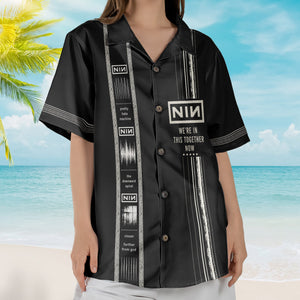 Nine Inch Nails Luxury Design Hawaiian Shirt – Industrial Rock Inspired Hawaiian Shirt