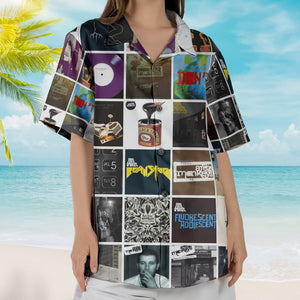 Arctic Monkeys Album Collage Hawaiian Shirt – Rock Music Band Fan Shirt