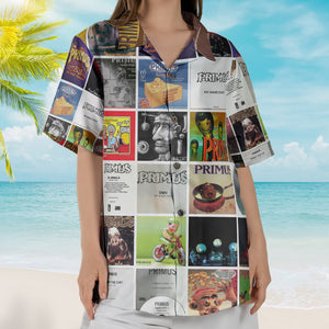 Primus Album Collage Hawaiian Shirt – Rock Music Band Fan Shirt