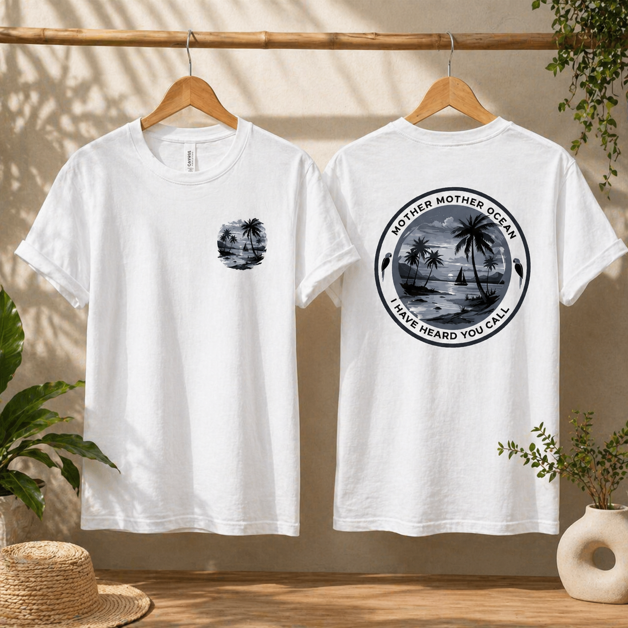 Mother Ocean Comfort Tee Jimmy Buffet Inspired Graphic Shirt