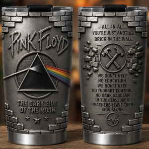 Pink Floyd 3D Printed Stainless Steel Tumbler The Dark Side of the Moon Travel Mug Double Wall Vacuum Insulated Cup